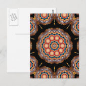 Circles Kaleidoscope Briefkaart (Voorkant / Achterkant)