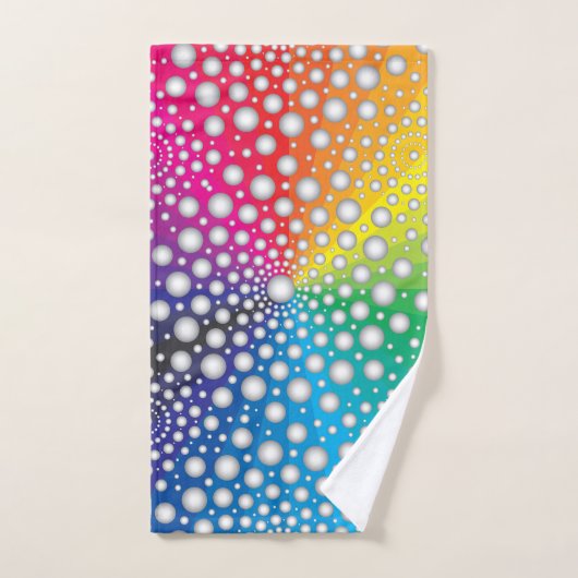 Circles Mandala 2 Bad Handdoek (Handdoek)