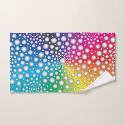 Circles Mandala 2 Bad Handdoek (Handdoek)