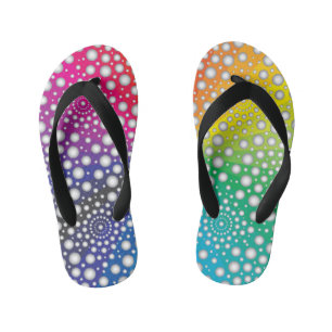 Circles Mandala 2 Kinder Teenslippers