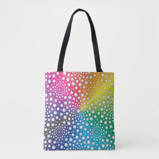 Circles Mandala 2 Tote Bag (Voorkant)