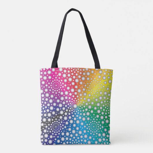 Circles Mandala 2 Tote Bag (Achterkant)