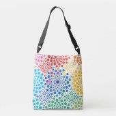 Circles Mandala 3 Crossbody Tas (Achterkant)