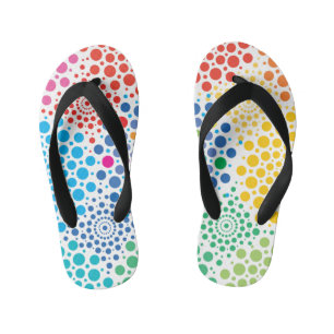 Circles Mandala 3 Kinder Teenslippers