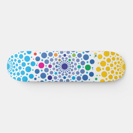 Circles Mandala 3 Persoonlijk Skateboard (Horizontaal)
