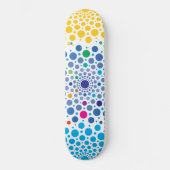 Circles Mandala 3 Persoonlijk Skateboard (Voorkant)