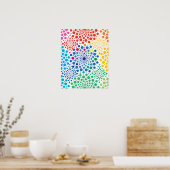 Circles Mandala 3 Poster (Keuken)