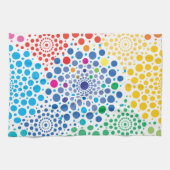 Circles Mandala 3 Theedoek (Horizontaal)