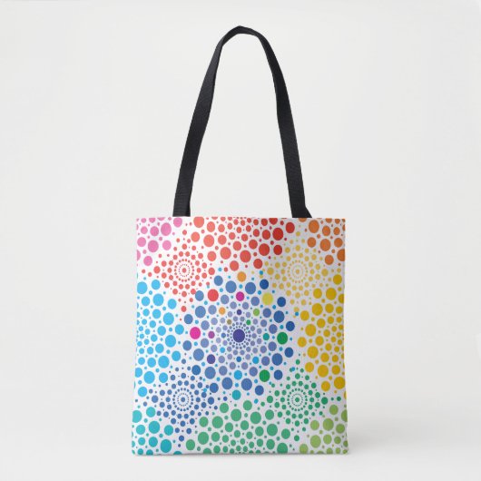 Circles Mandala 3 Tote Bag (Voorkant)