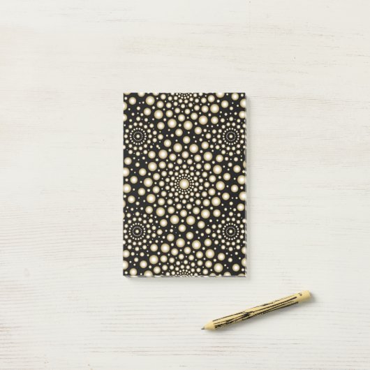 Circles Mandala Post-it® Notes (Op bureau)