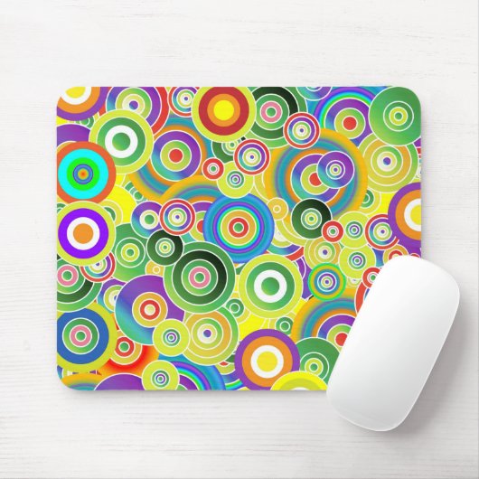 Circles mousepad muismat (Met muis)