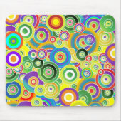 Circles mousepad muismat (Voorkant)