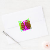 Circles of Heart and Love Sticker (Envelop)