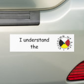 Circles of Life Understanding 4 Seizoenen Bumpersticker (Op auto)