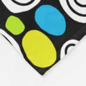 Circles Patroon 210819 - Kleuren 02 Fleece Deken (Hoek)