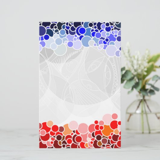 CIRCLES PATTERN BRIEFPAPIER (Staand voorkant)
