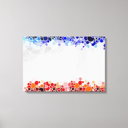 CIRCLES PATTERN CANVAS AFDRUK (Voorkant)