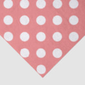 Circles Pattern Light Coral Tissuepapier (Detail)