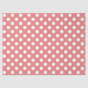 Circles Pattern Light Coral Tissuepapier