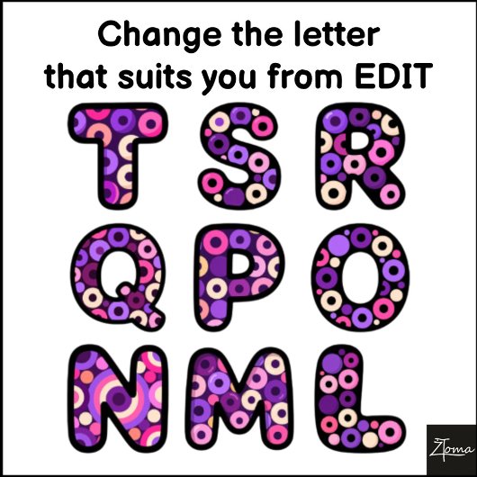 Circles Pattern Monogram Striped Backpack  Bedrukte Rugzak