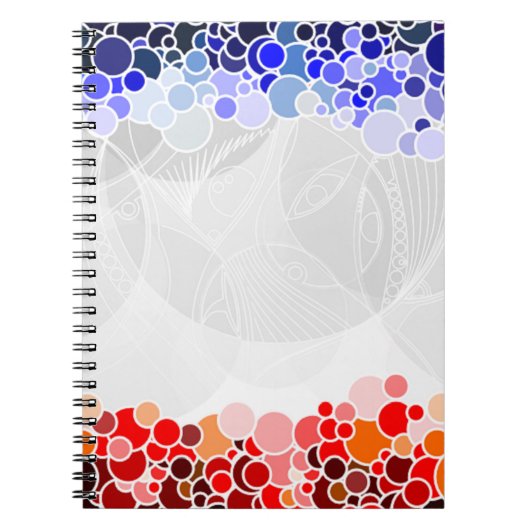 CIRCLES PATTERN NOTITIEBOEK (Voorkant)