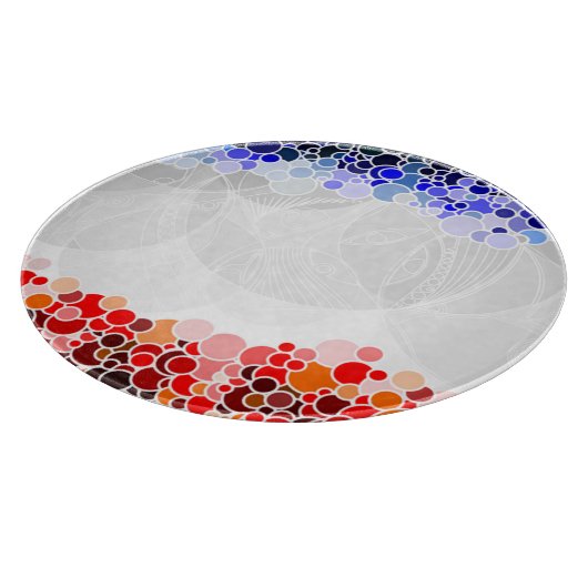 CIRCLES PATTERN SNIJPLANK (Hoek)