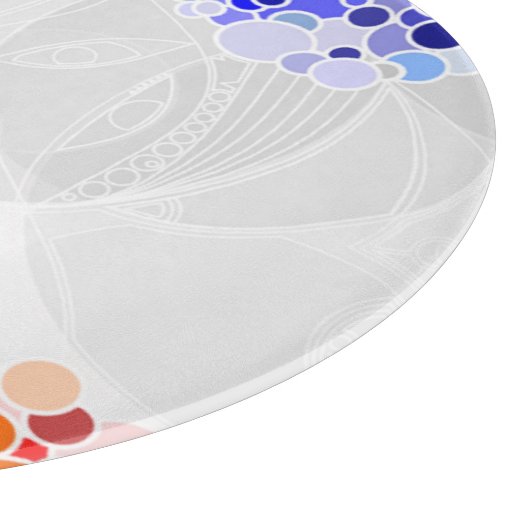 CIRCLES PATTERN SNIJPLANK (Hoek)