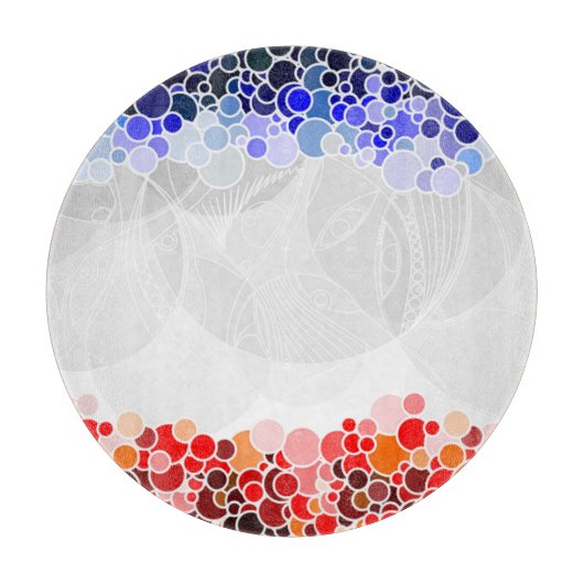 CIRCLES PATTERN SNIJPLANK (Voorkant)