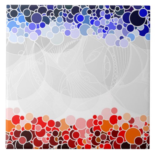 CIRCLES PATTERN TEGELTJE (Voorkant)