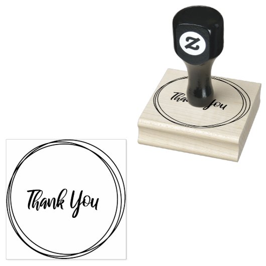 Circles, ringen dank je stempel. rubberstempel (Gestempeld)