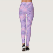 Circles Spheres Lavender Pink Blue Leggings (Achterkant)