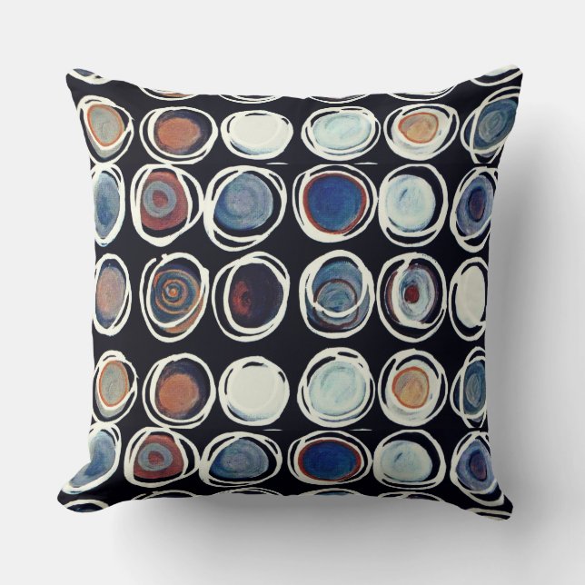 Circles Throw Cushion Kussen (Voorkant)