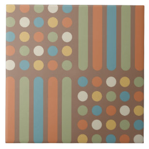 Circles uit de Middeleeuwen Multicolored 2 Tegeltje