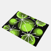 Circles uit de middeleeuwen — Starbursts Chartreus Deurmat (Schuin)