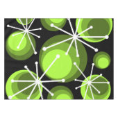 Circles uit de middeleeuwen — Starbursts Chartreus Tafelkleed (Voorkant (Horizontaal))