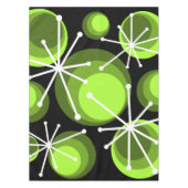 Circles uit de middeleeuwen — Starbursts Chartreus Tafelkleed (Voorkant)