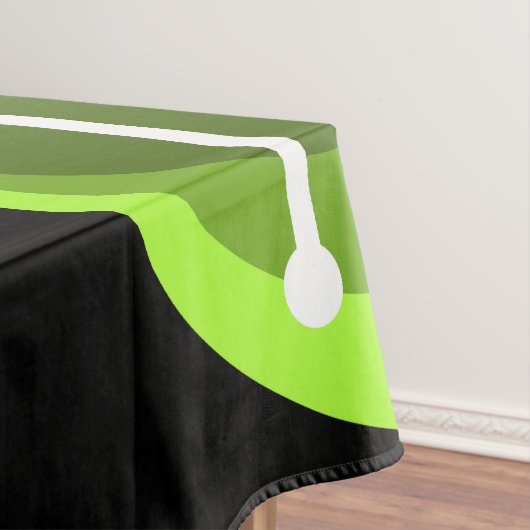 Circles uit de middeleeuwen — Starbursts Chartreus Tafelkleed (Voorbeeld)