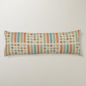 Circles uit de Mideeuw Multicolored 1 Lichaamskussen (Achterkant)