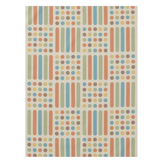 Circles uit de Mideeuw Multicolored 1 Tafelkleed (Voorkant)