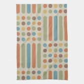 Circles uit de Mideeuw Multicolored 1 Theedoek (Verticaal)