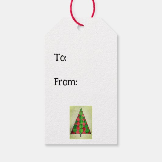 Circles Vakantievorming Labels Cadeaulabel (Achterkant)