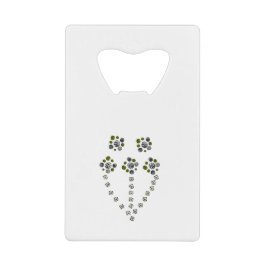 Circles wereldbol vertakkend als een boomtak creditkaart flessenopener