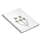 Circles wereldbol vertakkend als een boomtak notitieboek (Rechterzijde)