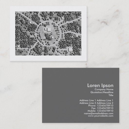 Circleville, Mini Artwork Visitekaartje (Voorkant / Achterkant)