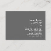 Circleville, Mini Artwork Visitekaartje (Achterkant)