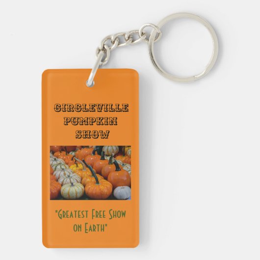 Circleville Pumpkin Show Sleutelhanger (achterkant)