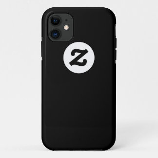 CircleZ - Wit op zwart Case-Mate iPhone Case