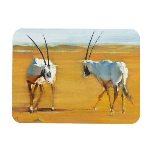 Circling Arabian Oryx 2010 Magneet (Horizontaal)