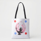 Circling Swan Love Romantic Fantasy Art Tote Bag (Voorkant)