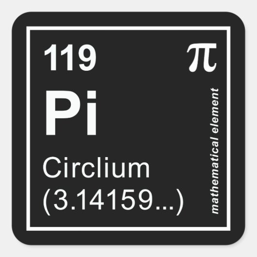 CIRCLIUM VIERKANTE STICKER (Voorkant)